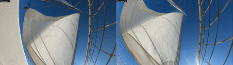 Stereo combined view, jib